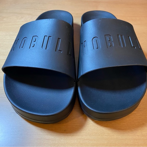 NOBULL Shoes - NOBULL Black Slides